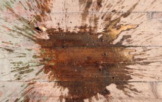 Stained floor